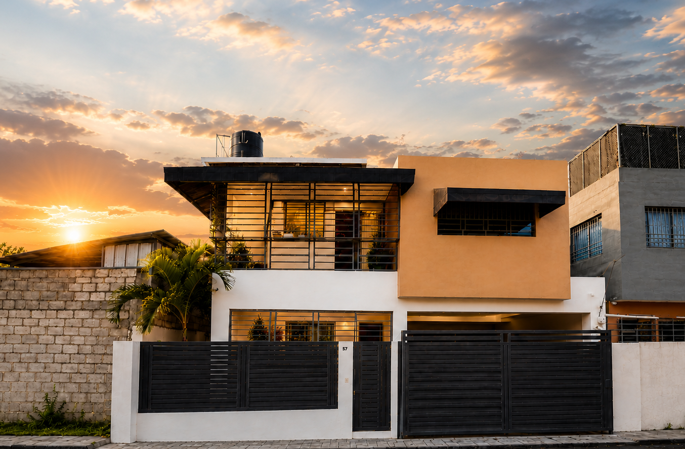 Propiedad de día — vista exterior